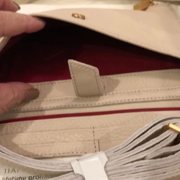 HAMMITT LEVY BENJAMIN CROSSBODY/CLUTCH/SHOULDER in Dandelion Gingham NWT - Picture 6 of 10